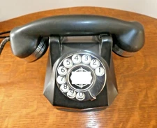 Vintage ART DECO Automatic Electric Monophone Model 40 Chrome Telephone