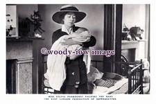rp13126 - Suffragette - Miss Sylvia Pankhurst with a baby - print 6x4
