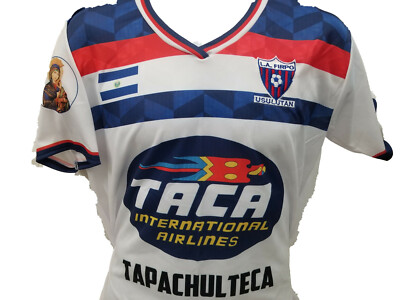 CAMISA BLANCA DE FIRPO RETRO AÑOS 90's - EL SALVADOR CON EL LOGO BORDADO