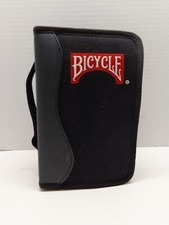 Bicycle Poker Texas Hold 'Em Cards & Chips With Portable Zip Case
