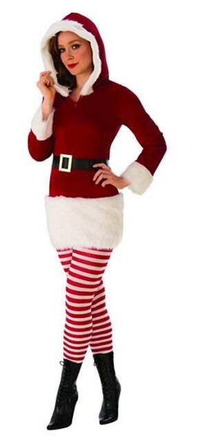 Sexy Miss Claus Costume Christmas Outfit Adult Size Medium