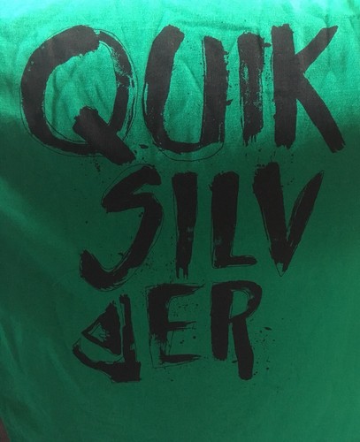 -=NEW=- QUIKSILVER Boys Long Sleeve Shirt XL Green White - Picture 9 of 12