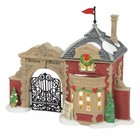 Dept 56 Dickens Village Dickens Market Gate Lit Building 6009739 New Torn Box