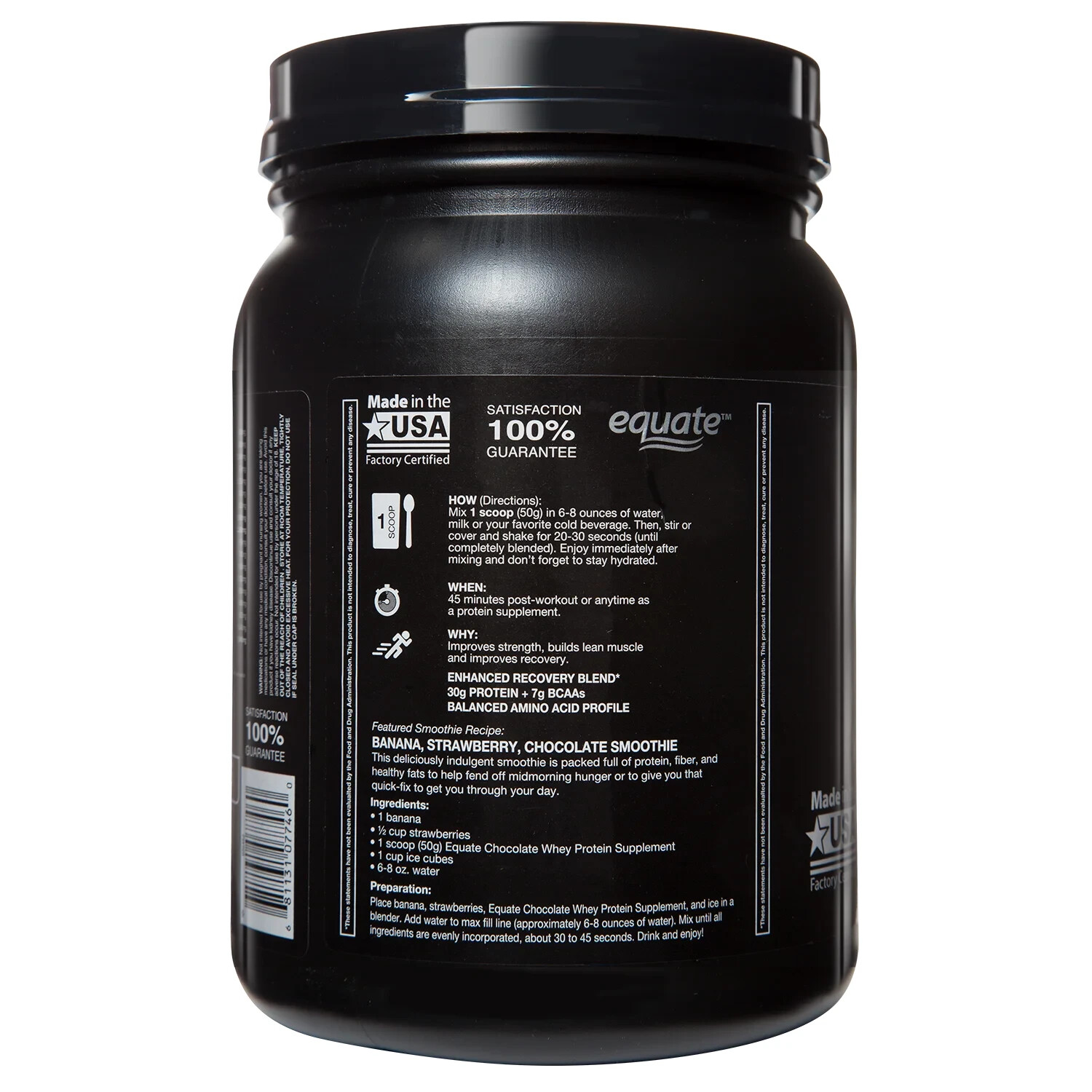 Equate Whey Protein Supplement Chocolate eBay