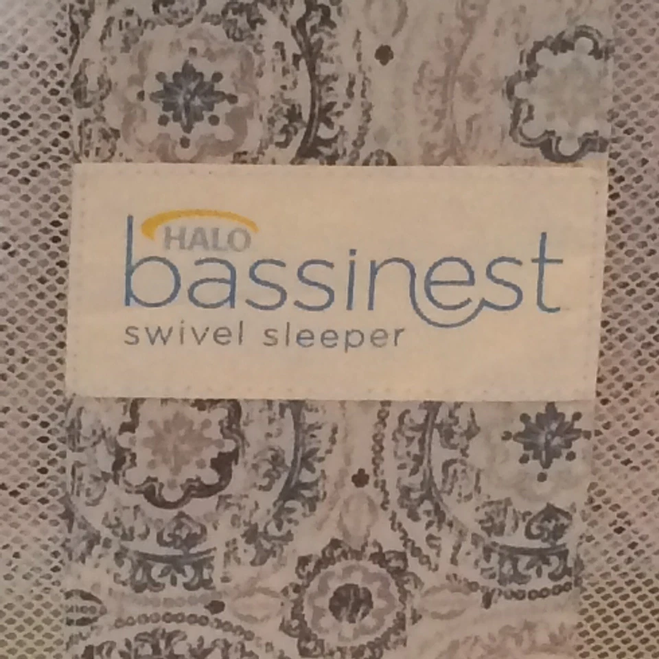 HALO BASSINEST GIRATORIO SERIE LUXE DURMIENTE, MEDALLÓN AZUL Foto 4 de 4