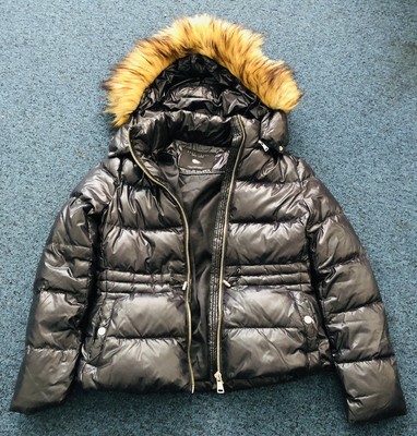 zara black puffer jacket shiny