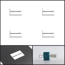 marantz logo badge Sticker Decal DIY waterproof 32mm 1.26" X18.3mm 0.71" 