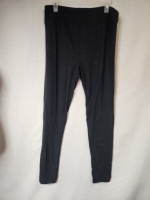 NWT Womens TC2 Black Lularoe Leggings One Size Soft Pants Comfy Bottoms One  Pair