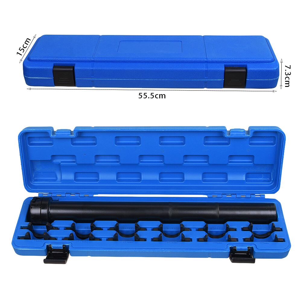 13pc Inner Tie Rod Spanner Tool Set Crows Foot Wrench Steering Track