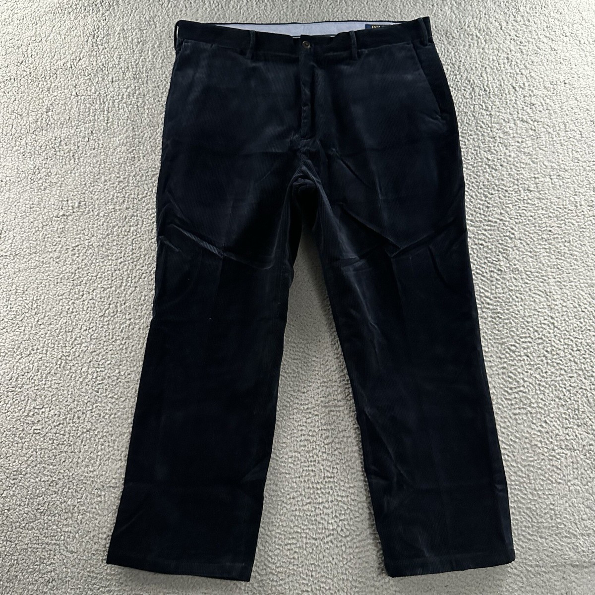 Polo Ralph Lauren Mens Pants Blue Size 38x27* Stretch Corduroy 