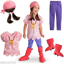 Jake and the Neverland Pirates IZZY Disney Exclusive Costume Size 5-6 New Small