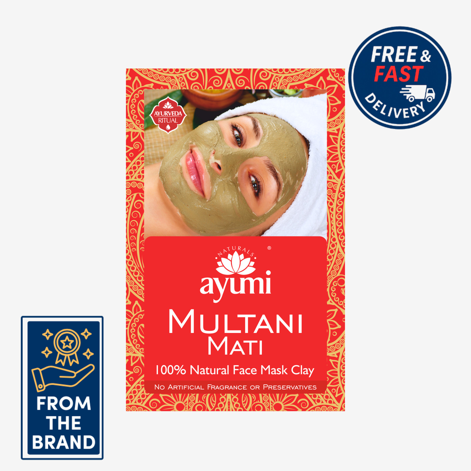 Ayumi Multani Mitti | Healing Clay Powder | 100g