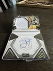 Jordan Love 2020 Rookie Patch On Card Auto 64/149 Green Bay Packers!