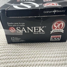 BARBER SALON GRAHAM BEAUTY SANEK NECK STRIPS 12 PACKS MADE in USA #43310