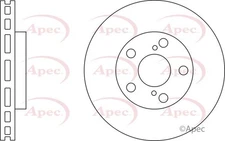 APEC DSK2273 Brake Disc Front Vented Braking System Fits Toyota Avensis Verso