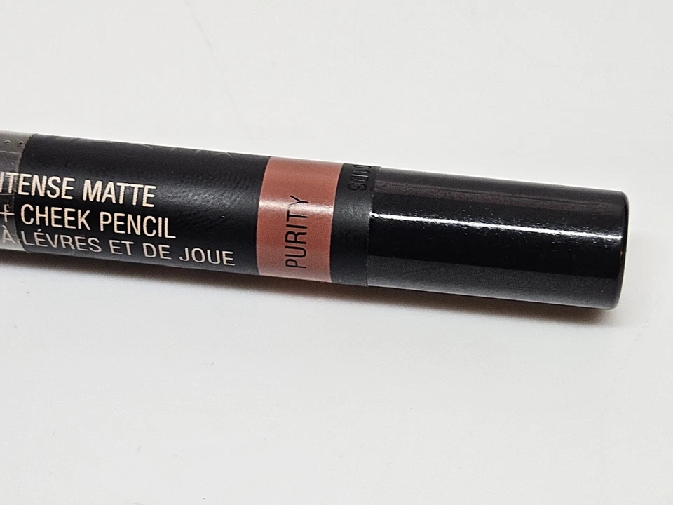 NUDESTIX Intense Matte Lip + Cheek Pencil PURITY 0.10 oz Full Size SEALED - Image 2 of 3