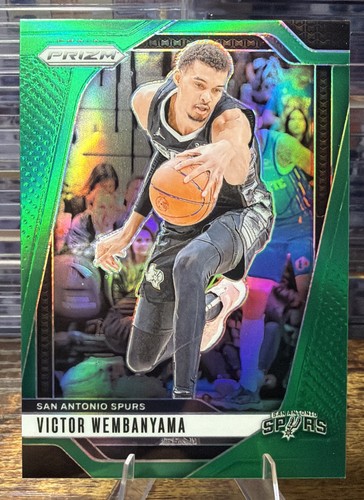 2024-25 Panini Prizm Victor Wembanyama #172 Green San Antonio Spurs