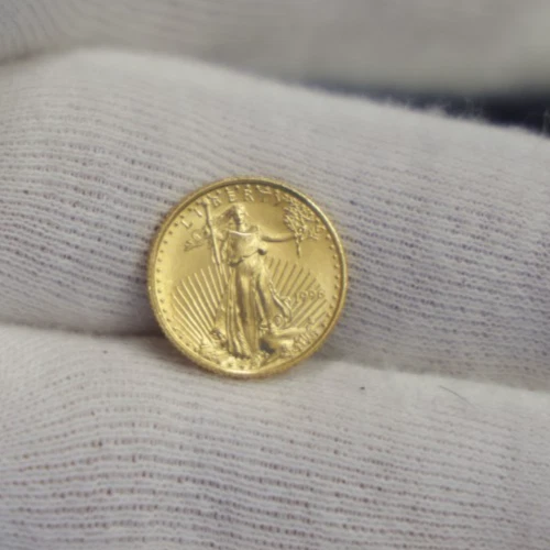 1996 US  Gold Eagle 1/10 oz $5 Nice Coin Unc