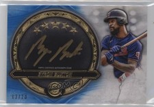 2021 Topps Five Star Golden Graphs Blue 13/20 Byron Buxton #GG-BBU Auto 1d59