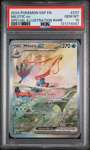 Pokemon Milotic EX Special Illustration Rare 237/191 Surging Sparks PSA 10