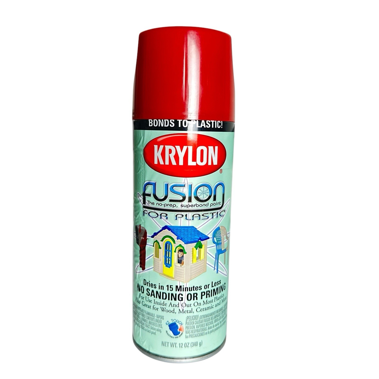Krylon Fusion for Plastic Gloss Spray Paint Red Pepper Safety ...