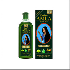 Dabur Amla Hair Oil Makes Your Hair Long, Strong And Dark 300ml 100ml FREE