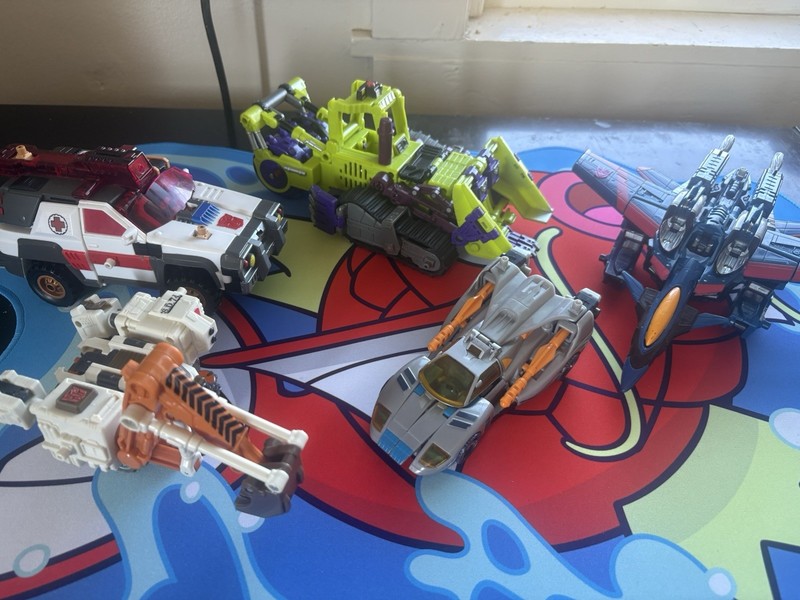 Hasbro Transformers Mixed Lot 5 Vehicle Figures Autobot & Decepticon