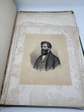 11 alte Antike Lithografien / Stahlstiche im Album – versch. Größen – 0159