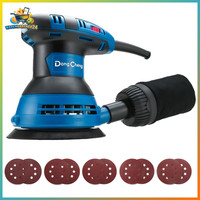 Exzenterschleifer 300W 125Mm Mit 6 Geschwindigkeiten Und Staubfang