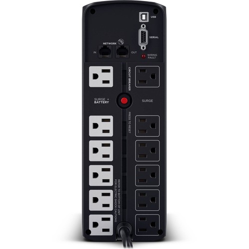 CyberPower CP1350PFCLCD-R PFC 1350VA/880W 12 Steckdosen USV - Zertifiziert Refurbished - Bild 4 von 5
