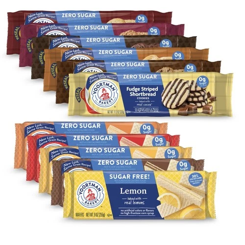 Voortman Sugar Free Wafers & Cookies – 3 Packs Per Order | Choose Flavor - product listing photo