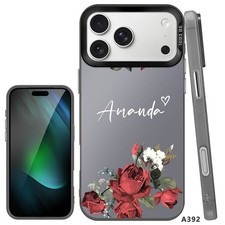 Exquisite Flower Pattern Custom Cover For iPhone 15 17e 14 16 Pro Max Phone Case