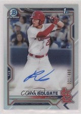2021 Bowman Draft Chrome Pick Refractor 21/499 Ryan Holgate #CDA-RH Auto a8r