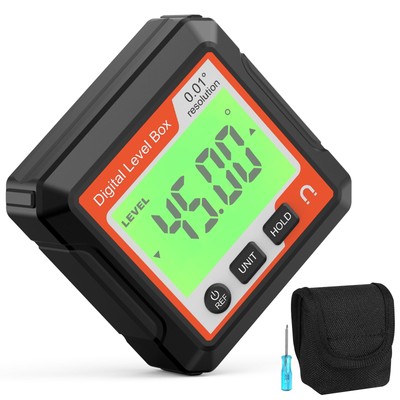 Digital Level Angle Gauge Meter Magnetic Electronic Level Angle Finder Tool P...
