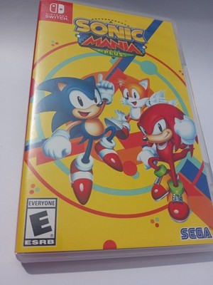 Sonic Mania Plus Nintendo Switch CiB w/Reversible Cover NTSC