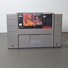 The Lion King Super Nintendo SNES 1994 Disney Virgin Video Game