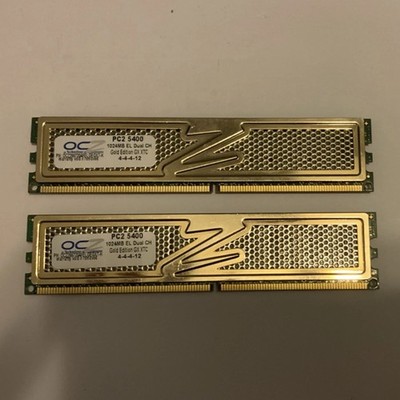 OCZ Gold Edition GX XTC DDR2 SDRAM DIMM 2GB (2x1GB) PC2-5400 240-Pin RAM