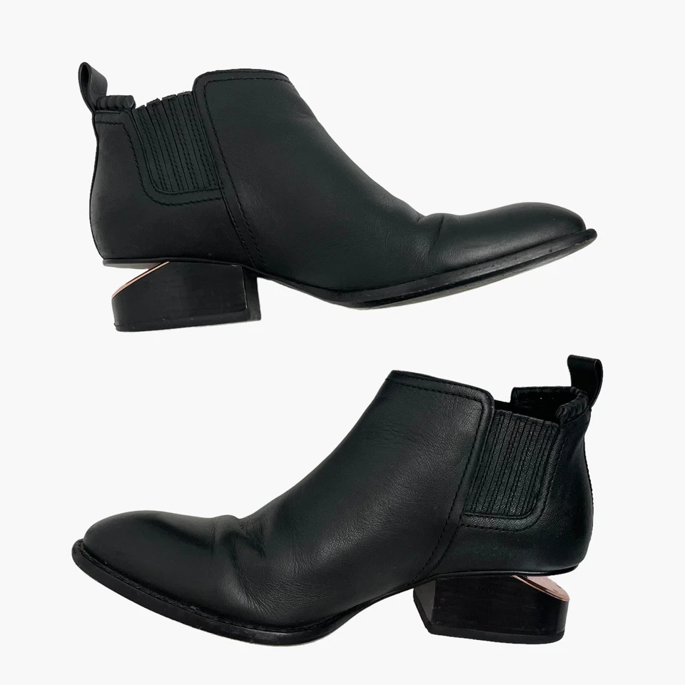 Alexander Wang Black Kori Booties Size 37 US 7 - Image 3 of 4