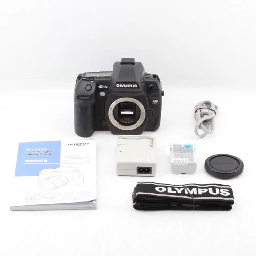 12210shot【NEARMINT】Olympus E-5 12.3PM Digital SLR Camera Black Body From Japan