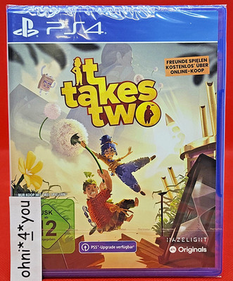 It Takes Two PS4 Sony PlayStation 4 inkl. gratis PS5 Version USK DE *NEU&OVP*