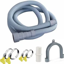 5-16ft Universal Washing Machine Drain Hose Extension Kit Corrugated Discharge