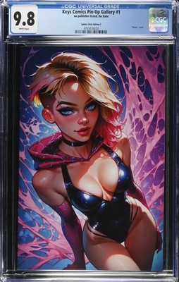 Keys Comics Pin-Up Gallery: Spider-Gwen Virgin - CGC 9.8 - Spider-Man