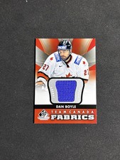 2012-13 SP Game Used Edition Dan Boyle Team Canada Fabrics GU Patch #TC-3