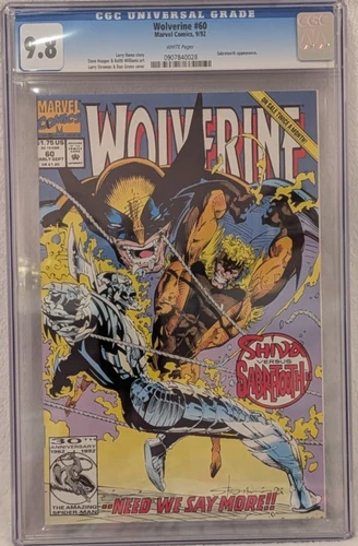 Wolverine #60 CGC Universal Grade 9.8 White Pages