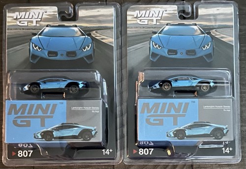 Mini GT #807 Lamborghini Huracan Sterrato Blu Aegir Regular und Chase TSM Modell