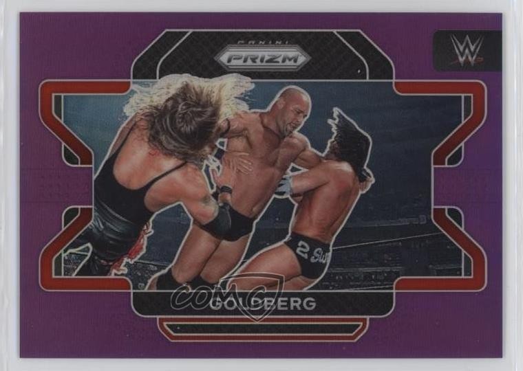 2022 Panini Prizm WWE Purple Prizm 117/149 Goldberg #33 16zo