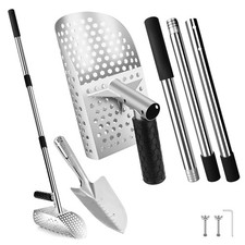 Sand Scoop for Metal Detecting, Stainless Steel with Long Handle