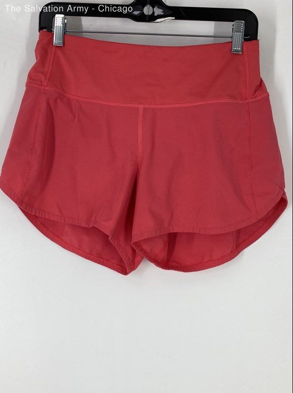 Lululemon Womens Pink Elastic Waist Pull-On Activewear Athletic Shorts Size 6