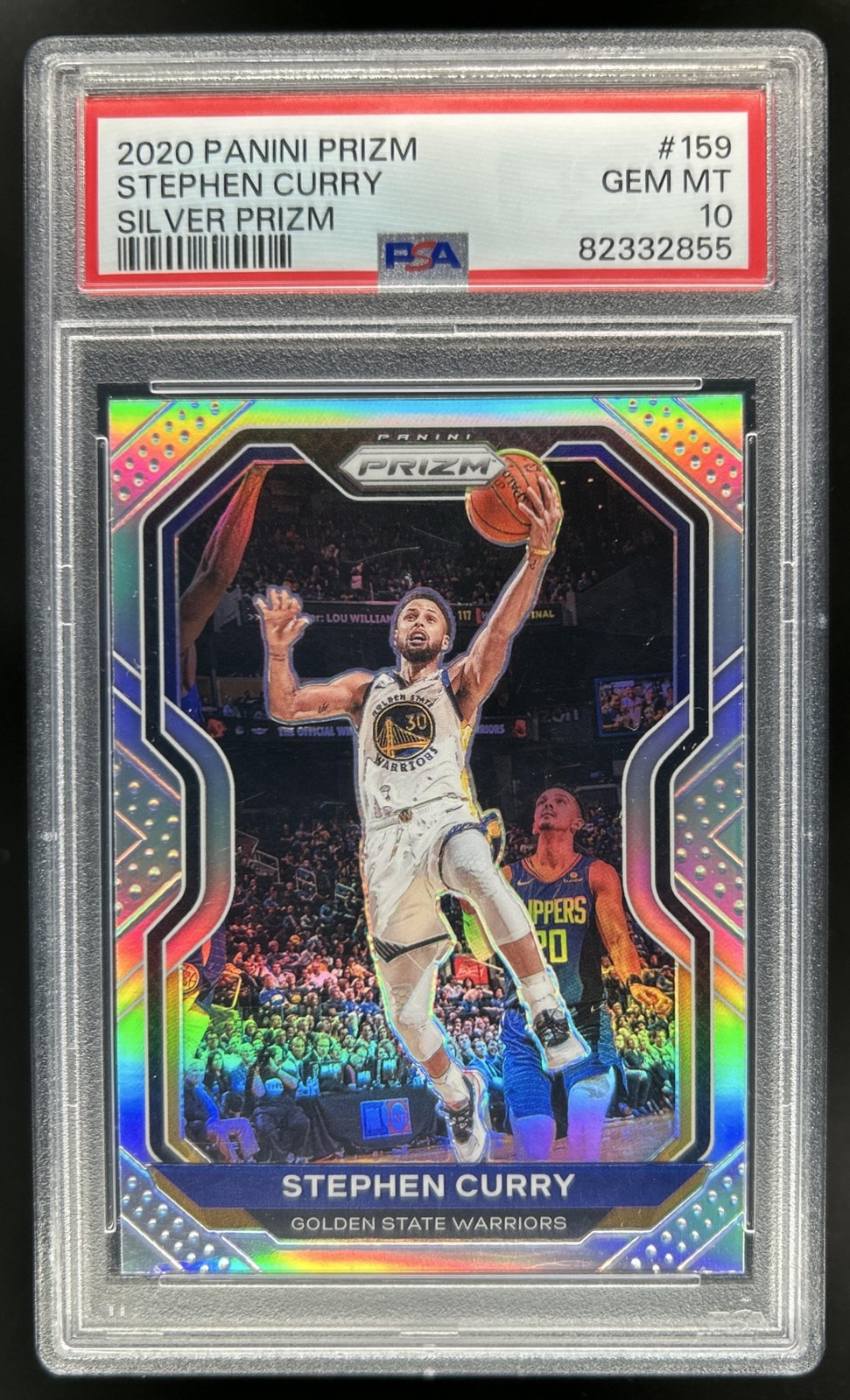 2020-21 Panini Prizm Stephen Curry Silver Prizm #159 Warriors PSA 10 GEM MINT