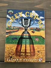 1995 CFL Grey Cup Program CalgaryStampeders vs Baltimore Stallions At Regina